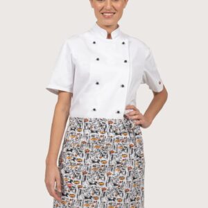 Crna bistro pregaca s uzorkom superheroja strip