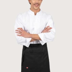 Crna elegantna bistro pregaca za konobare