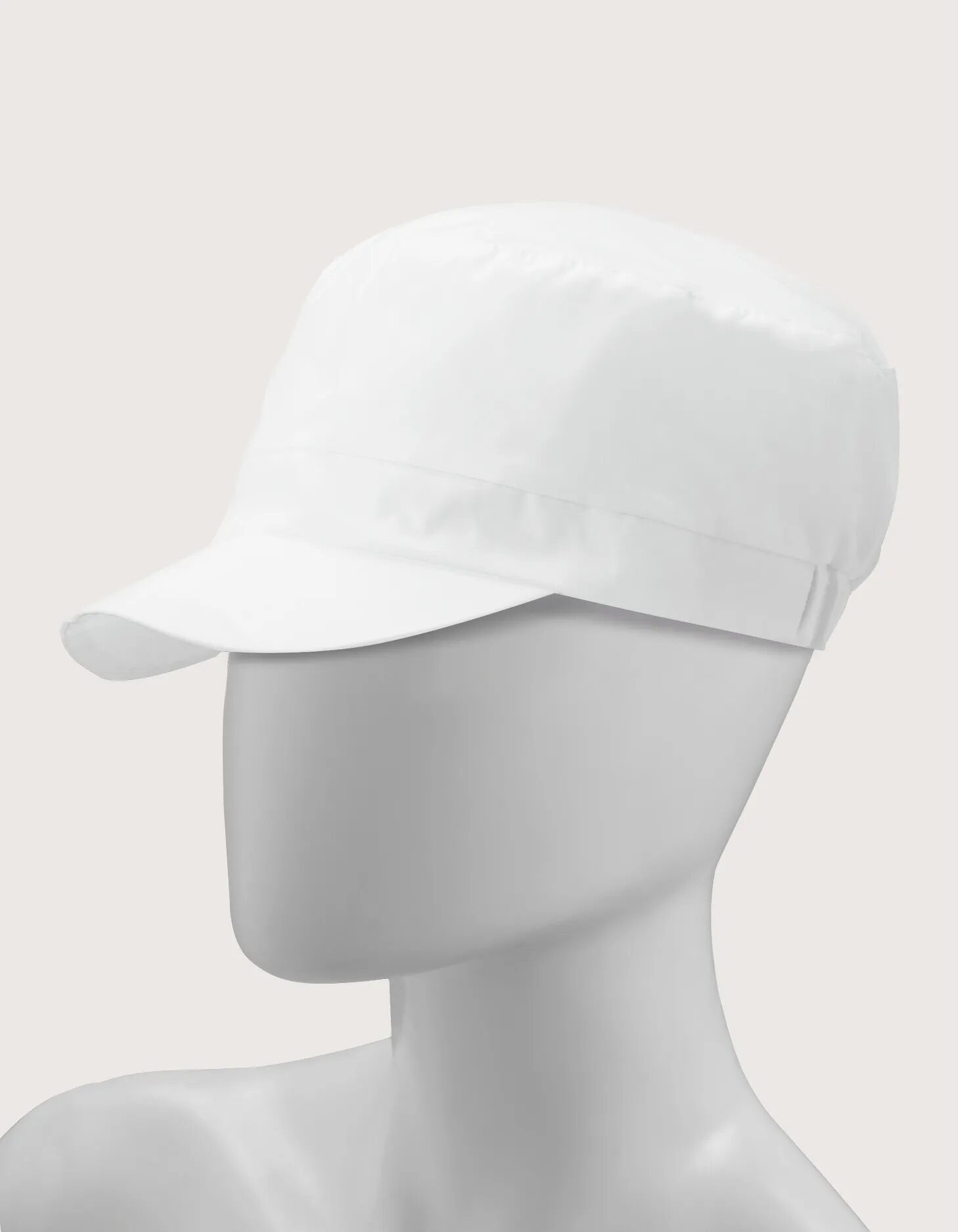 whiteline_adam_mod.1271 Bijela unisex kuharska kapa Adam s elastikom