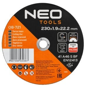Tarcze za metal NEO TOOLS 230mm, 25 kom