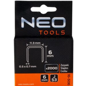 Munenice za klamericu Tip 53 (J, 6 mm), 2000 kom - 1