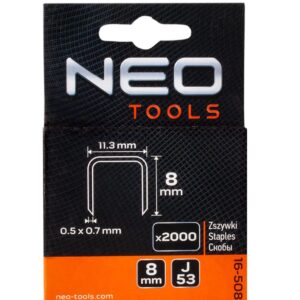 Spajalice tip J, 8 mm, 2000 komada - 1