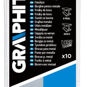 GRAPHITE HSS-Co svrdla za metal 3.0 mm, 10 kom - 1