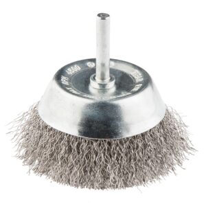 Čelična četka s drškom 75 mm, INOX