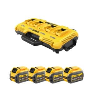 DeWalt DCB104T4-QW Punjač s 4x 6Ah FLEXVOLT baterijama