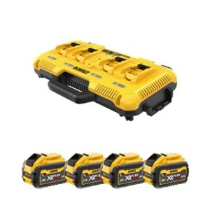 DeWalt DCB104X4-QW Brzi punjač s 4x 9Ah FLEXVOLT baterijama