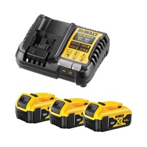DeWalt DCB1104P3-QW Set Punjač i 3x 18V 5Ah Baterije