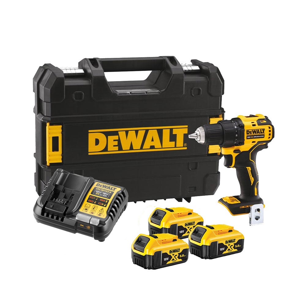 DeWalt DCD708P3T-QW 18V Akumulatorska Bušilica s 3x 5Ah Baterijama DeWalt DCD708P3T-QW 18V Akumulatorska Bušilica s 3x 5Ah Baterijama