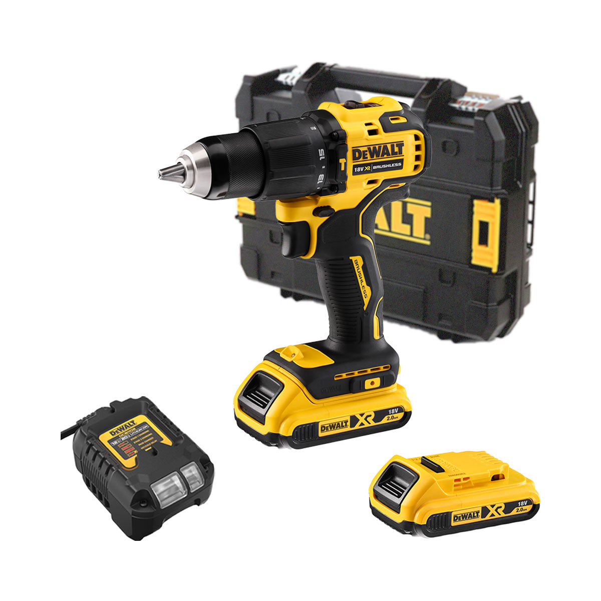 DeWALT DCD709D2T 18V XR Akumulatorska udarna bušilica DeWALT DCD709D2T 18V XR Akumulatorska udarna bušilica