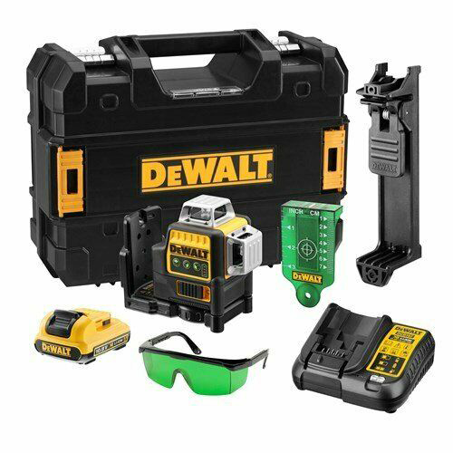 DeWalt DCE089D1G-QW 10.8V 3-linijski Zeleni Laser DeWalt DCE089D1G-QW 10.8V 3-linijski Zeleni Laser