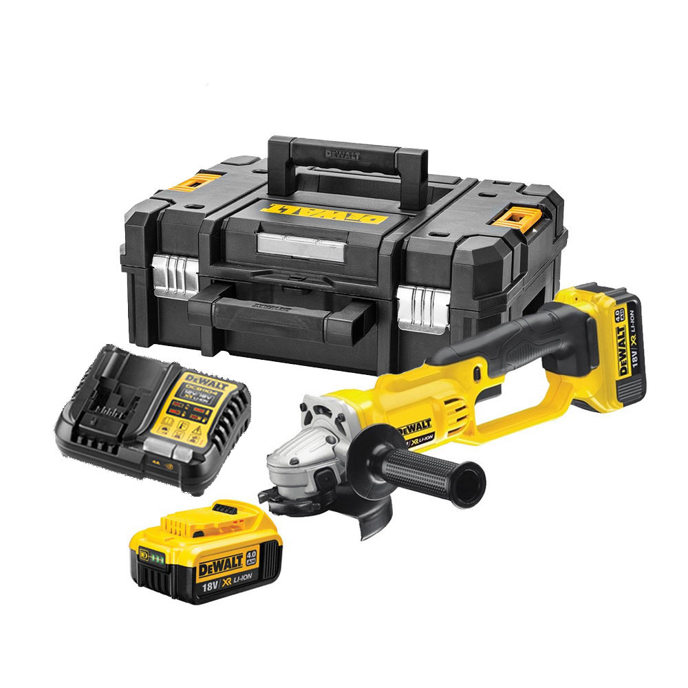 DeWalt DCG412M2-QW Aku kutna brusilica 18V XR + 2x4Ah baterije DeWalt DCG412M2-QW Aku kutna brusilica 18V XR + 2x4Ah baterije