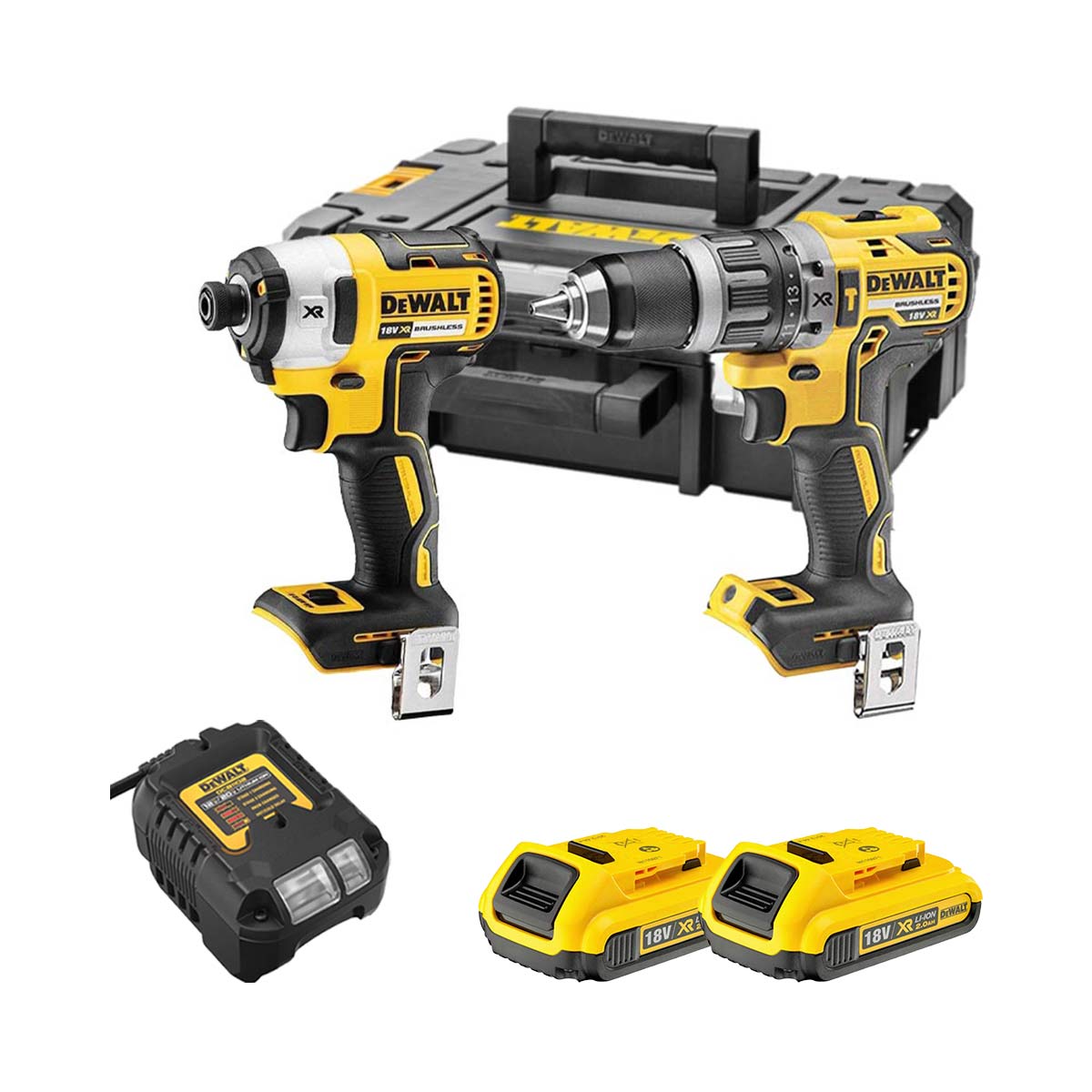 DeWalt 18V XR Brushless Alatni Set DCD796 + DCF887 DeWalt 18V XR Brushless Alatni Set DCD796 + DCF887