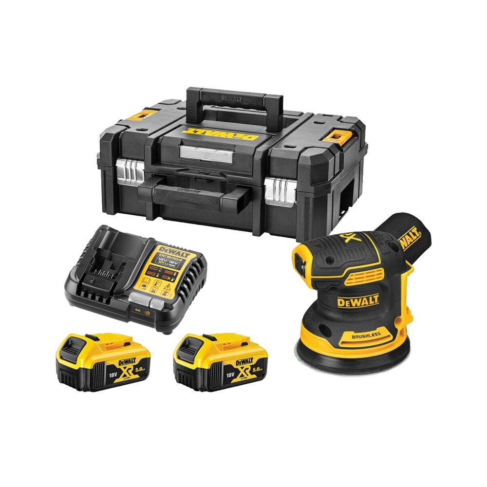 DeWalt DCW210P2 18V Akumulatorska Ekscentrična Brusilica DeWalt DCW210P2 18V Akumulatorska Ekscentrična Brusilica