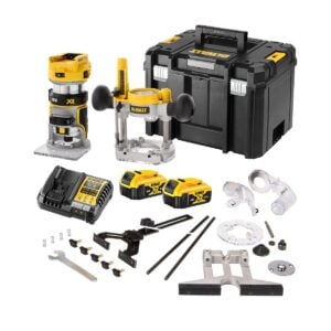 DeWalt DCW604P2 18V Kombinirana Glodalica s 2x 5Ah Baterijama
