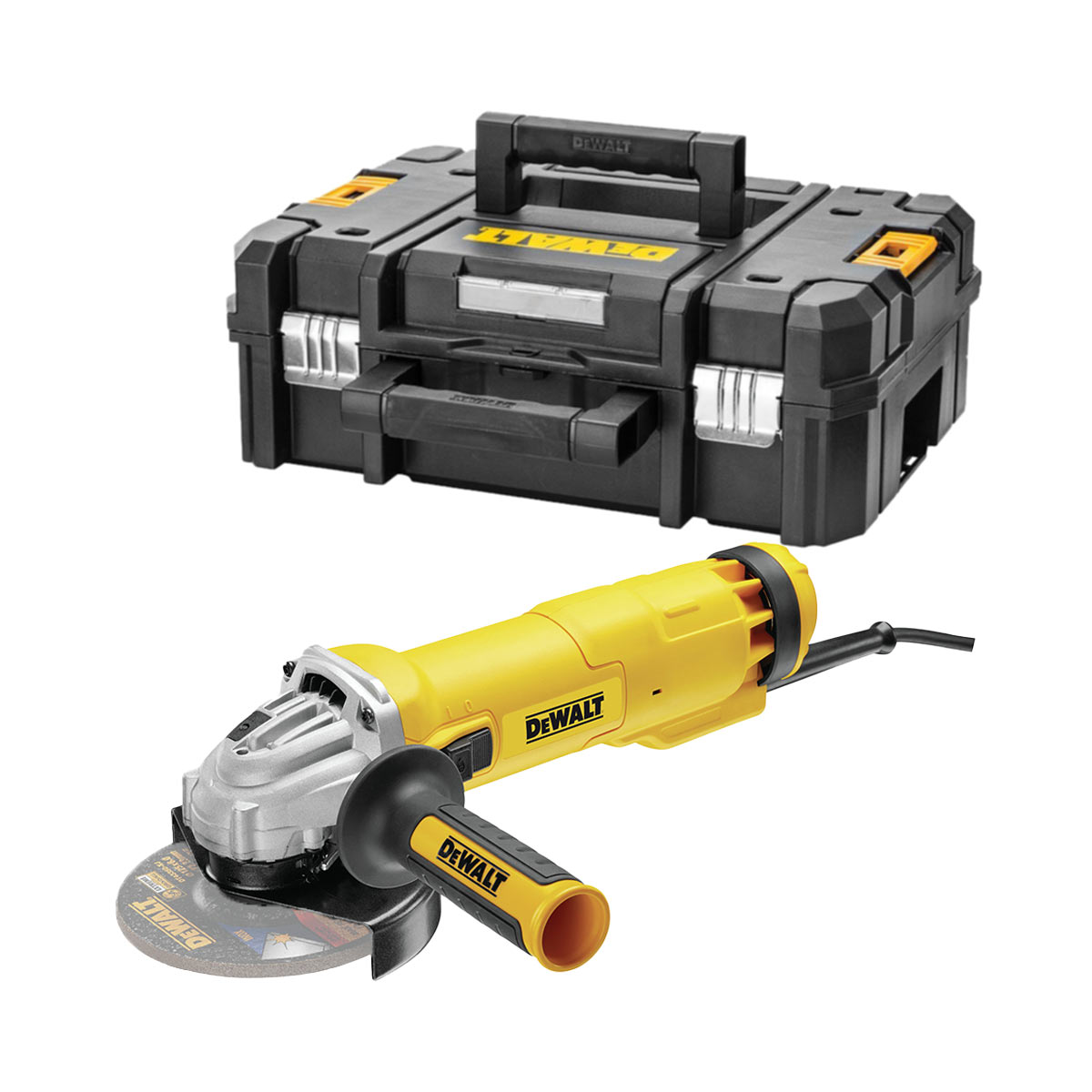 DeWalt DWE4217KT-QS Kutna Brusilica 1100W s Koferom DeWalt DWE4217KT-QS Kutna Brusilica 1100W s Koferom