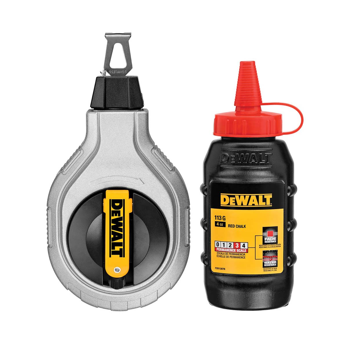 DeWalt 30m Set sa Špagom i Crvenom Kredom DeWalt 30m Set sa Špagom i Crvenom Kredom