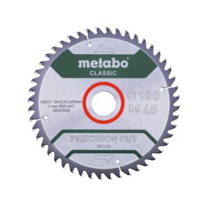 List kružne pile Metabo za drvo 190×30 Z48 WZ 15°