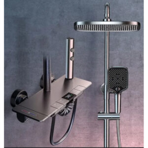 Termostatska miješalica za kadu BOOU - Crna