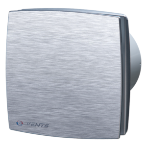 Ventilator ø 100 mm - dekorativni dizajn - aluminijski matirani