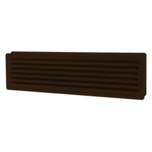 Rešetka za vrata - dvostrana - smeđa