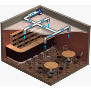 Ventilator ø 200 mm - centrifugalni - 1