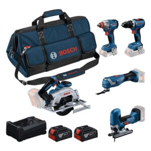 Bosch Professional 18V Combi Set 6 alata GSR+GDX+GKS+GOP+GST sa 2x5.0Ah baterije